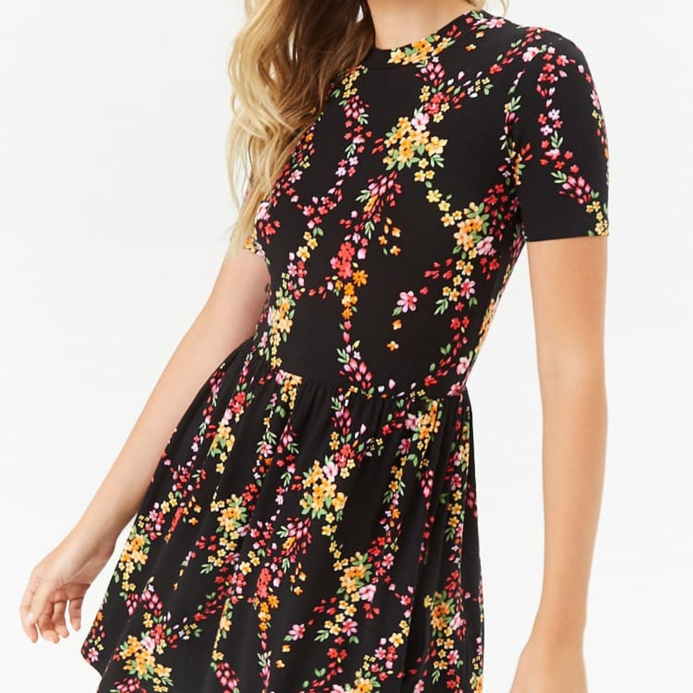 Floral Skater Dress